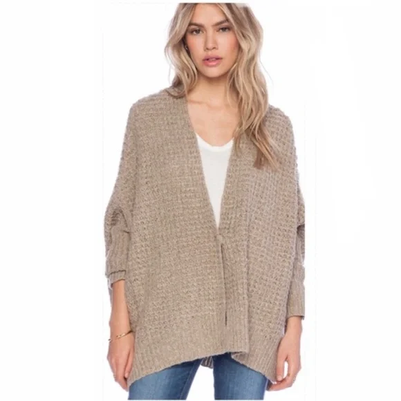 Free People Breeze Knit Slouchy Sweater Cardigan - Picture 2 of 13